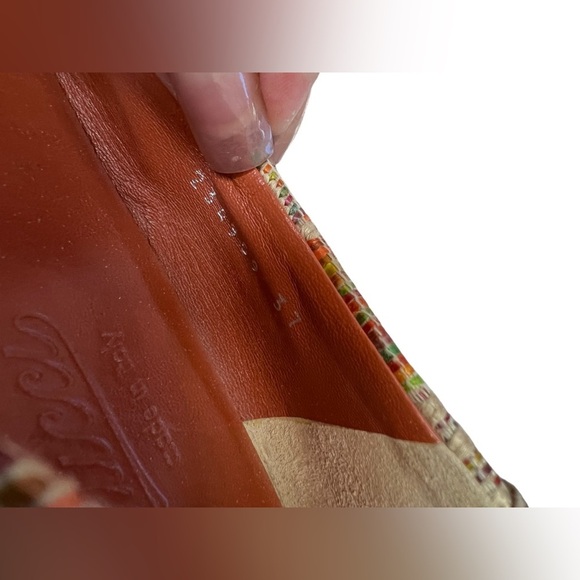 GUCCI Multi Tweed Raffia Tan Leather Horsebit Ballet Flats 37 or 7 in women - Picture 9 of 14